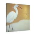 thumbnail image 2 of Winter Egret in Snow - Canvas, 2 of 10