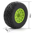 thumbnail image 2 of 1/8 1/10 Short Course Truck Tire with 12mm/14mm/17mm Wheel Hex Fits for Slash Vkar, 2 of 6