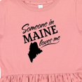 thumbnail image 4 of Inktastic Someone in Maine Loves Me Girls Toddler Dress, 4 of 5