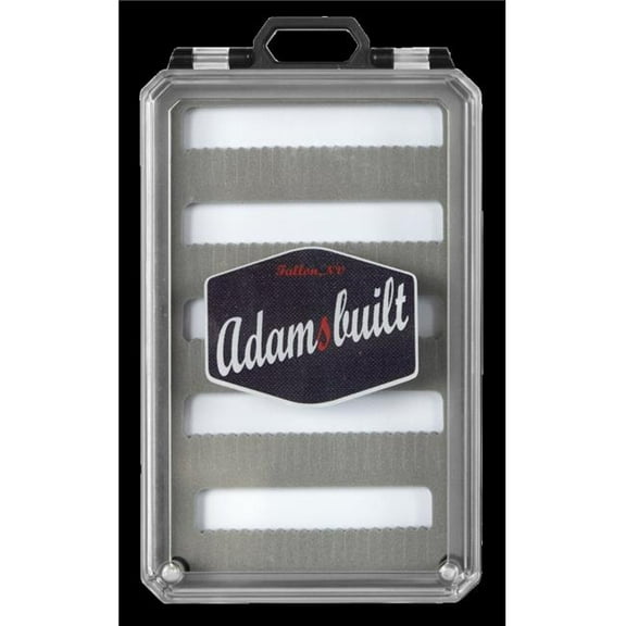 Adamsbuilt Fishing AB122DFF Magnetic Closure Dry Fly Foam Box with Lanyard - Clear - Small
