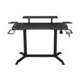 RESPAWN 3010 Gaming Computer Desk Ergonomic Height Adjustable Gaming Desk, in Gray (RSP3010