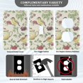 thumbnail image 3 of Yayeee Toggle Light Switch Wall Plate 1-Gang 4.5"x2.7" Home Decorative Outlet Cover, Purple Birds Teapots, 3 of 7