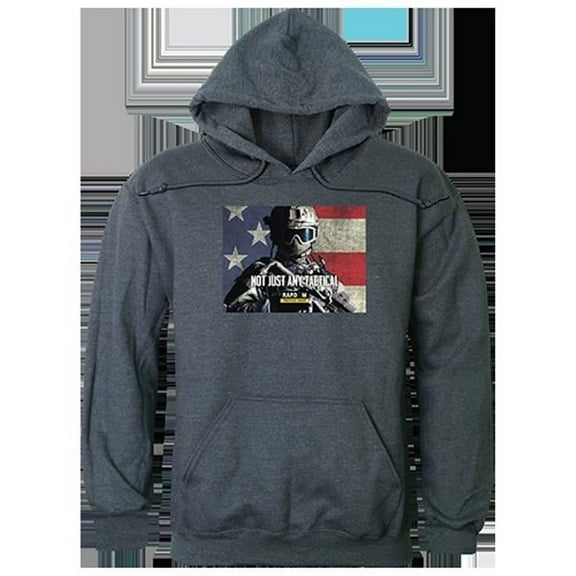 Not Just Any Graphic Pullover Sweatshirt, Heather Charcoal - 2XL