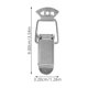 thumbnail image 2 of unbranded 4Ud Cerradura De Gabinete De Metal Plata Para Caja Herramientas Y Seguridad, 2 of 8