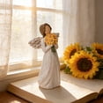 thumbnail image 5 of Sunflower Gifts for Women, Guardian Angel Statue, Angels Figurines, Woman Holding Sunflowers Figurines for Thanksgiving, Mother's Day or Birthday, 5 of 8