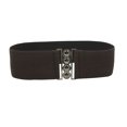 thumbnail image 1 of Ceinture de Robe Élastique Style Simple Universelle Ajustable Confortable avec Boucles Multicolore Ceintures de la Saint-Valentin pour Femmes Robes Café, 1 of 6