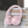 thumbnail image 2 of Matoen Wireless Bluetooth Earphones Foldable Active Noise Cancelling Headphones Stereo Sound Earbuds for Tablet Smartphones Pink, 2 of 8