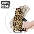 thumbnail image 6 of 40oz Fashion Leopard Pattern Stainless Steel Flip Straw Tumbler Spill Proof Travel Cup Double Wall Vacuum Insulated Coffee Mug with Top Handle, 6 of 6
