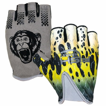 Fish Monkey Stubby Guide Glove, Redfish 2Extra, Large
