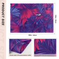 thumbnail image 4 of Stylized Tropical Birds Placemats Set of 6 Coffee Mats, Non Slip Backing 18x12 Inch for Home and Restaurants, 4 of 9