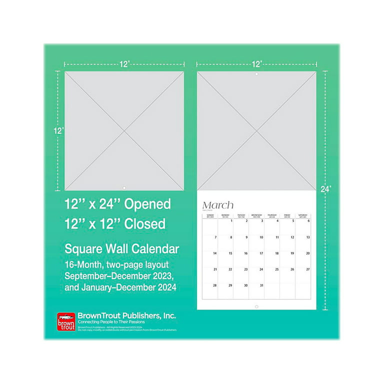 CLASSIC - Monthly Calendar — 2 Pages + Cover Pages