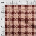 thumbnail image 1 of oneOone Polyester Lycra Peach Fabric Gingham Check Sewing Craft Projects Fabric Prints By Yard 56 Inch Wide, 1 of 4