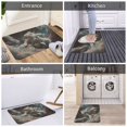 thumbnail image 5 of Yiaed Astronaut Polar Bear Roar Print Flannel Doormat Mat Outdoor Indoor Door Mats,Welcome Matt Outdoor Front Door Mat Doormat Outdoor Mat Outdoor Mat,16"x24", 5 of 7