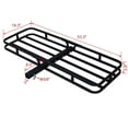 thumbnail image 6 of 53" Hitch Mount Cargo Carrier, Rear Cargo Rack for SUV, Truck, Car, Luggage Basket Rack, Fits 2" Receiver, 6 of 6