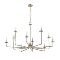 thumbnail image 2 of 12510-MG Millennium Lighting Marceline - 10 Light Chandelier-27 Inch Tall and 48 Inch Wide-Modern Gold Finish, 2 of 6