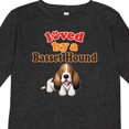 thumbnail image 4 of Inktastic Basset Hound Dog Lover Gift Boys or Girls Long Sleeve Toddler T-Shirt, 4 of 5