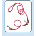 thumbnail image 5 of Laisse Mains Libres pour Chien Tout-Terrain, Laisse pour Randonnée et Entraînement, Laisse pour Animal de Compagnie Mains Libres, Sangle de Marche Réfléchissante Robuste (Rose 250cm long 1.2m), 5 of 5