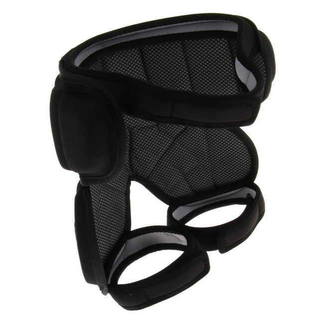 Pantalones Cortos Acolchados Protección de Cadera para Niños Esquiadores Patinaje - Negro S