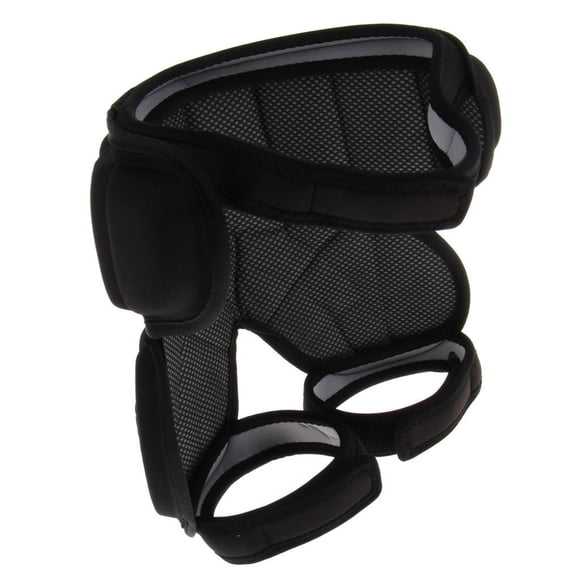 Pantalones Cortos Acolchados Protección de Cadera para Niños Esquiadores Patinaje - Negro S
