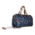 thumbnail image 3 of Lily Bloom Women's 22" Wheeled Duffel Bag, Navy, 3 of 6
