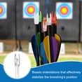 thumbnail image 5 of Uxcell Archery Arrows Nocks, Arrow Shaft Plastic Nocks Replacement Archery Arrows Tail Accessory 24 Pack Inside Diameter 4.2 mm Clear White - for (Hunting/Shooting/Compound/Recurve Bow), 5 of 7