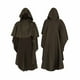 thumbnail image 5 of Guardurnaity Capa con capucha de caballero medieval de Halloween, para adultos, capa de monje para actuaciones escénicas, cosplay, capa de Abrigos y chamarras gris, 5 of 6