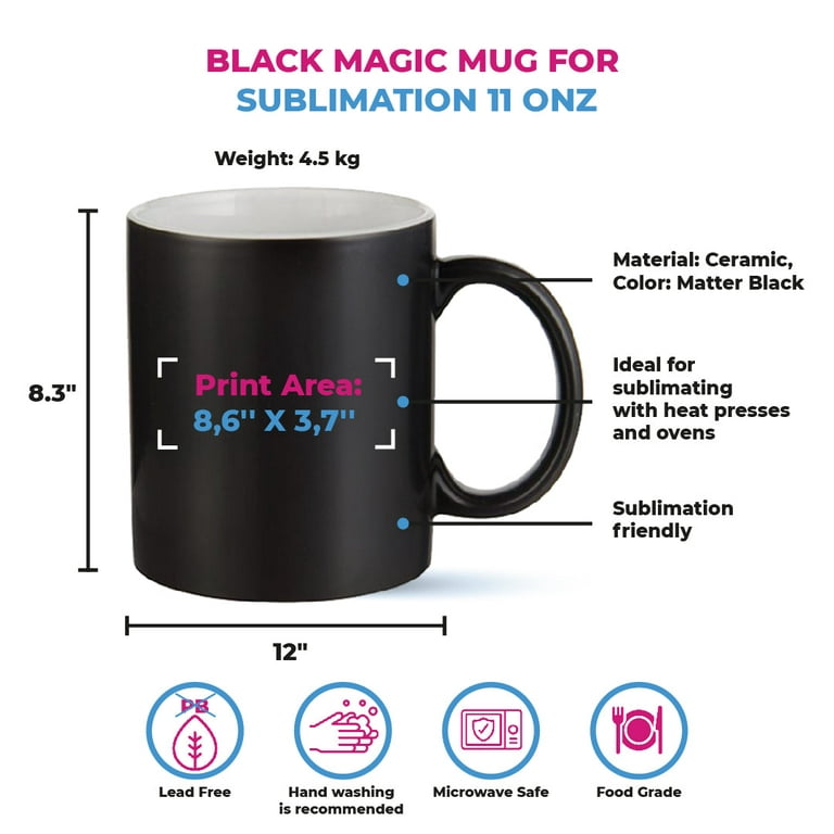 Sublimate Blank Coffee Mug 11 oz sublimation heat transfer press coffee mug  blank | microwave dishwasher safe | bright white grade A mugs