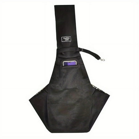 Portable Pet Sling Carrier - Adjustable Strap  Large Capacity Dog Bag for Easy Travel and Comfortable Carrying