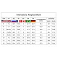 thumbnail image 3 of VBARHMQRT Cute Rings for Teen Girls New Creative Plated Two Color Real Gold Zircon Ring Female Engagement Ring Rings for Women Set Womens Rings Silver Band, 3 of 9