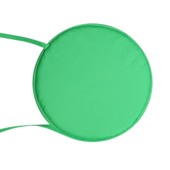OEFNTAC Round Chair Cushion with Ties Indoor Outdoor Cotton Padded Soft Seat Pad for Dining Room Garden Patio Office Universal Fit 11.8in