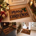 thumbnail image 6 of Christmas Doormat Outdoor Decor, Merry Christmas Welcome Door Mats, 29.53x17.72inch, Vintage Xmas Entrance Door Rug for Indoor Home Bathroom Decor, 6 of 6
