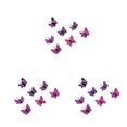 thumbnail image 2 of ZheElen 7pcs/set Colorful Butterflies Clips For Teenager Women - Fashionable And Exquisite Craftsmanship pink4.5cm 3Set, 2 of 6