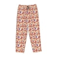 thumbnail image 4 of Balery Corgi Head with Floal print Women's Pajama Pants,Ultra Lightweight Pjs,Lounge Pant-Small, 4 of 9