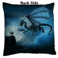 thumbnail image 2 of EREHome Dragon Man First Meet Pillow Case Home Decor Cushion Cover 16x16 Inch, 2 of 2