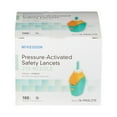 thumbnail image 4 of McKesson Safety Lancets for Diabetes Testing - Sterile, Pressure-Activated 21G, 100 Count, 20 Packs, 2000 Total, 4 of 10