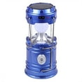 thumbnail image 1 of Solar LED Linterna portátil Linterna telescópica Lámpara de emergencia para acampar Azul JShteea  El nuevo, 1 of 9