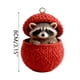 thumbnail image 3 of Conjunto de Ornamentos de Navidad 10 cm Acrílico Lindo Bosques Amigo con Patrones de la Isla Justa, 3 of 6