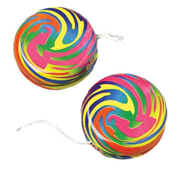 (Price/Dozen)US TOY 2010 Rainbow YoYos