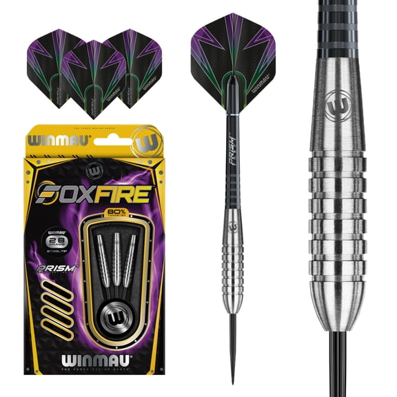 Winmau Foxfire Steel Tip Darts 28g