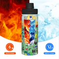 thumbnail image 6 of Battle For Dream Island Bfdi Stainless Steel Water Bottle 18oz Sports Insulated Kettle For Running Hiking Cycling Climbing, 6 of 9