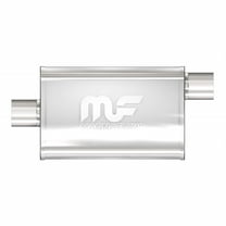 MagnaFlow Performance Muffler 11224: 2 Inlet/Outlet Universal Fit Stainless Steel