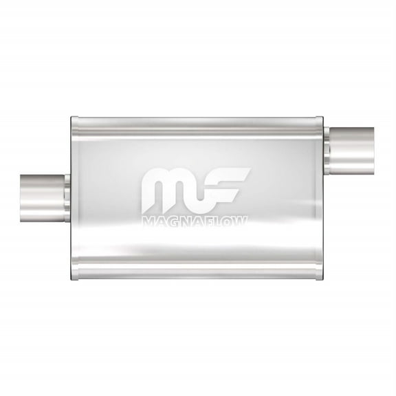 MagnaFlow Performance Muffler 11224: 2 Inlet/Outlet Universal Fit Stainless Steel