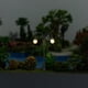 thumbnail image 4 of Yuarrent Mini poste de luz de tren, escala 1:87, luces LED de escena, juguetes de paisaje de micropaisaje, modelo de lámpara de vía férrea, de Artesanía Gris (luz blanca) Yuarrent HA066899-01, 4 of 6