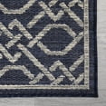 thumbnail image 2 of EastVita Area Rugs Carpets 100% Polypropylene Turkish Outdoor Flat Weave Rug Terrace-Geometric-Gray TRC3207 Blue 4*5'3", 2 of 7