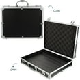 thumbnail image 6 of WEUVEB Aluminum Alloy Tool Storage Box Set with Carry Handle, Black Portable Organizer for Home and Workshop Use, 6 of 6