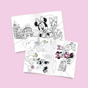 Disney Minnie Mouse Draw and Play Desk by Delta Children – Includes 10 Markers and Coloring Book, Pink