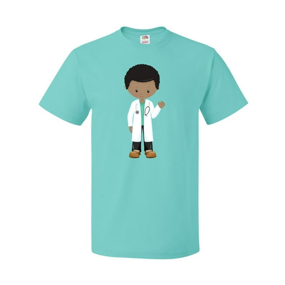 Inktastic African American Boy, Doctor, Lab Coat, Medicine T-Shirt