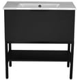thumbnail image 5 of Nameeks Bodrum-3318 Bodrum 30" Free Standing Single Basin Vanity Set - Black, 5 of 7