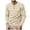 Beige, variant on VJATTWR Men's and Big Men's Tri Blend Long Sleeve Pocket Tee, Sizes M