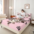 thumbnail image 4 of Castle Fairy Western Bull Skull Queen Sheet Sets for Kids Teens,Bohemian Aztec Bed Set, 4 of 7